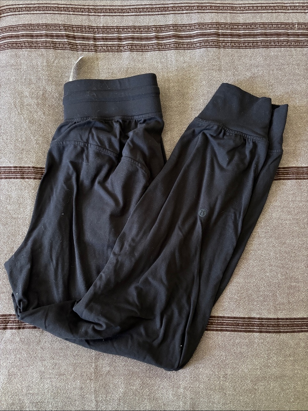 lululemon athletica Black Leggings with Subtle Logo